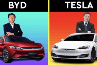 BYD surpasses Tesla in global pure-electric vehicle sales with already nearly 400,000 unit lead in 2025